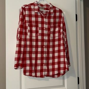 Checkered Button-Up Shirt - Old Navy